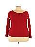 Neiman Marcus 100% Cashmere Red Cashmere Pullover Sweater Size 3X - photo 1