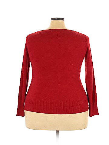 Neiman Marcus Cashmere Pullover Sweater (view 2)