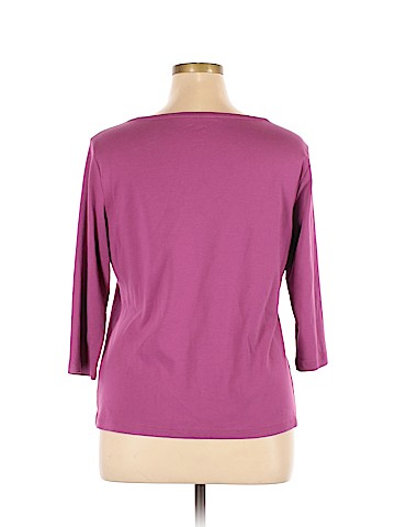 Coldwater Creek 3/4 Sleeve T-Shirt (view 2)