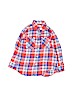 Crewcuts 100% Cotton Red Long Sleeve Button-Down Shirt Size 4 - 5 - photo 1