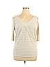 Ashley Stewart Tan Short Sleeve Top Size 1X - photo 1