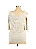 Ashley Stewart Tan Short Sleeve Top Size 1X - photo 2