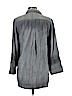Cloth & Stone 100% Cotton Gray Long Sleeve Button-Down Shirt Size M - photo 2
