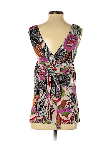 Anna Paul for A Pea In The Pod Sleeveless Silk Top (view 2)