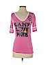 Victoria's Secret Pink 100% Cotton Pink Short Sleeve T-Shirt Size S - photo 1