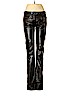 Patrizia Pepe 100% Polyester Black Faux Leather Pants Size EU (IT) 44 / US 8 - photo 1
