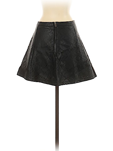 Jessica Simpson Faux Leather Skirt (view 2)
