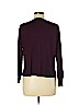 Zara 100% Cotton Burgundy Long Sleeve Top Size S - photo 2