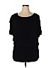 White House Black Market Black Short Sleeve Top Size XL - photo 1
