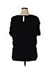 White House Black Market Black Short Sleeve Top Size XL - photo 2