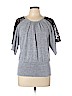 BCX Gray Short Sleeve Top Size L - photo 1