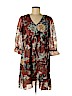 Hemant And Nandita 100% Polyester Brown Casual Dress Size 6 - photo 1