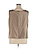 Lafayette 148 New York Tan Sleeveless Silk Top Size 18 - photo 2