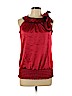 B.wear Red Sleeveless Blouse Size L - photo 1