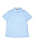 French Toast Blue Short Sleeve Button-Down Shirt Size 16 - photo 1