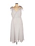 City Chic 100% Polyester White Casual Dress Size 14 Plus (XS) - photo 1