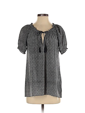 Joie Short Sleeve Silk Top (view 1)
