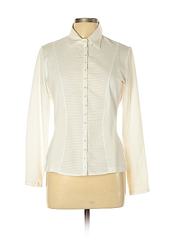 Anne Fontaine Long Sleeve Button-Down Shirt (view 1)