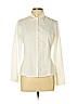 Anne Fontaine Ivory Long Sleeve Button-Down Shirt Size 12 (44) - photo 1
