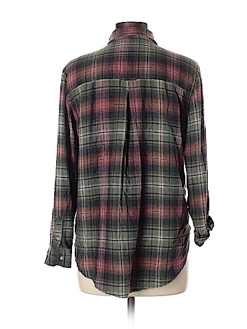 American Eagle Outfitters Long Sleeve Button-Down Shirt (view 2)