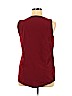 Kenneth Cole Collection 100% Polyester Burgundy Sleeveless Blouse Size XL - photo 2