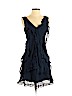 BCBGMAXAZRIA 100% Silk Blue Casual Dress Size 0 - photo 1