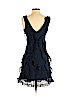 BCBGMAXAZRIA 100% Silk Blue Casual Dress Size 0 - photo 2
