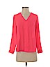 Banana Republic 100% Polyester Pink Long Sleeve Blouse Size XS (petite) - photo 1