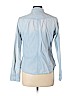 American Eagle Outfitters 100% Cotton Blue Long Sleeve Button-Down Shirt Size L - photo 2