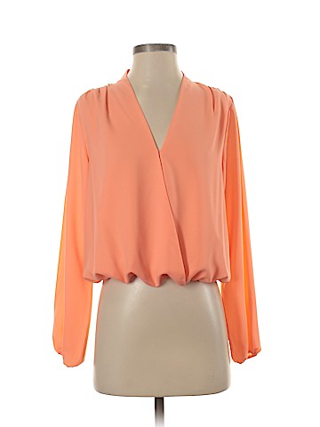 Bobi BLACK Long Sleeve Blouse (view 1)