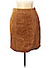 Joule 100% Leather Tan Leather Skirt Size 9 - 10 - photo 1