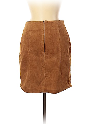 Joule Leather Skirt (view 2)