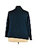 Karen Scott Blue Cardigan Size 3X - photo 2