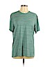 Nike 100% Polyester Green Active T-Shirt Size L - photo 1