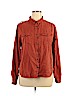 Universal Thread 100% Lyocell Orange Long Sleeve Button-Down Shirt Size XL - photo 1
