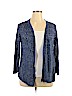 Laura Scott 100% Acrylic Blue Cardigan Size XL - photo 1
