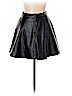One Clothing 100% Polyurethane Black Faux Leather Skirt Size L - photo 2