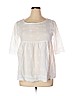 Unbranded 100% Polyester White Short Sleeve Blouse Size XL - photo 1