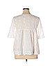 Unbranded 100% Polyester White Short Sleeve Blouse Size XL - photo 2