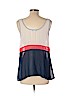 Forever 21 100% Polyester Blue Sleeveless Blouse Size L - photo 2