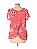 Torrid 100% Polyester Pink Short Sleeve Blouse Size Lg Plus (0) - photo 2