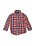 OshKosh B'gosh 100% Cotton Orange Long Sleeve Button-Down Shirt Size 4T - photo 1