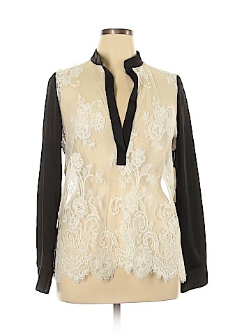Karen Kane Long Sleeve Blouse (view 1)