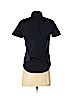 Theory Blue Short Sleeve Button-Down Shirt Size P (petite) - photo 2