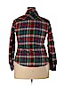 Mossimo Supply Co. 100% Cotton Red Long Sleeve Button-Down Shirt Size XXL - photo 2