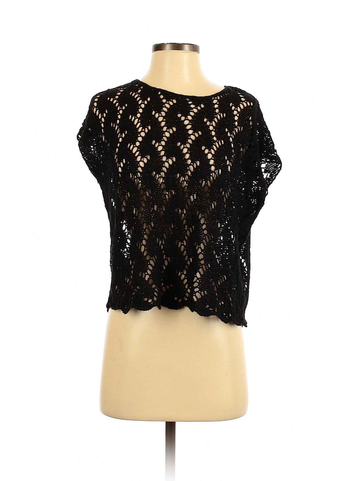 Garnet Hill Women Black Silk Pullover Sweater XS | eBay