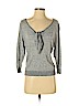 H&M Gray 3/4 Sleeve Top Size S - photo 1