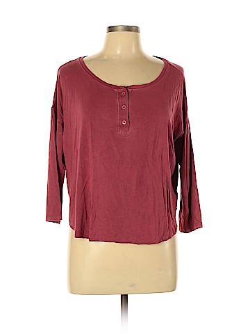American Eagle Outfitters 3/4 Sleeve Henley (view 1)