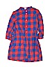 Crewcuts 100% Cotton Checkered-gingham Red 3/4 Sleeve Button-Down Shirt Size 8 - photo 1