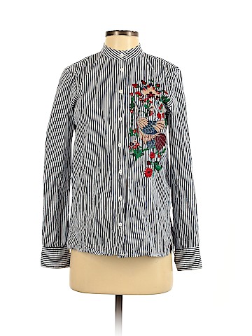 Zara Long Sleeve Button-Down Shirt (view 1)